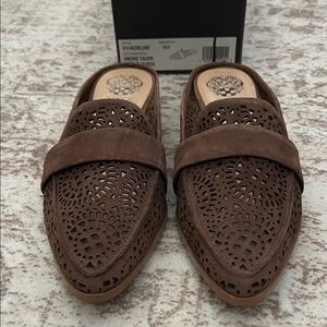 Vince Camuto Brown Suede KK-Korlise Slip-On Loafers size 9, NIB
